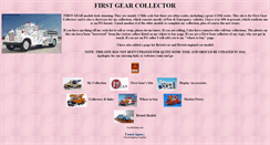 Desktop Screenshot of firstgearcollector.com